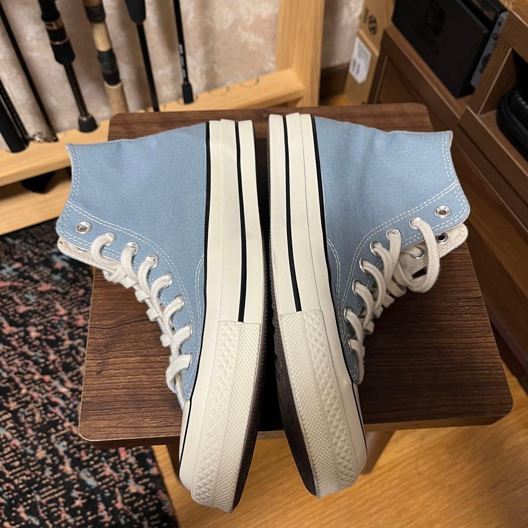 靴 CONVERSE CHUCK 70 HI COCOON BLUE 26cm