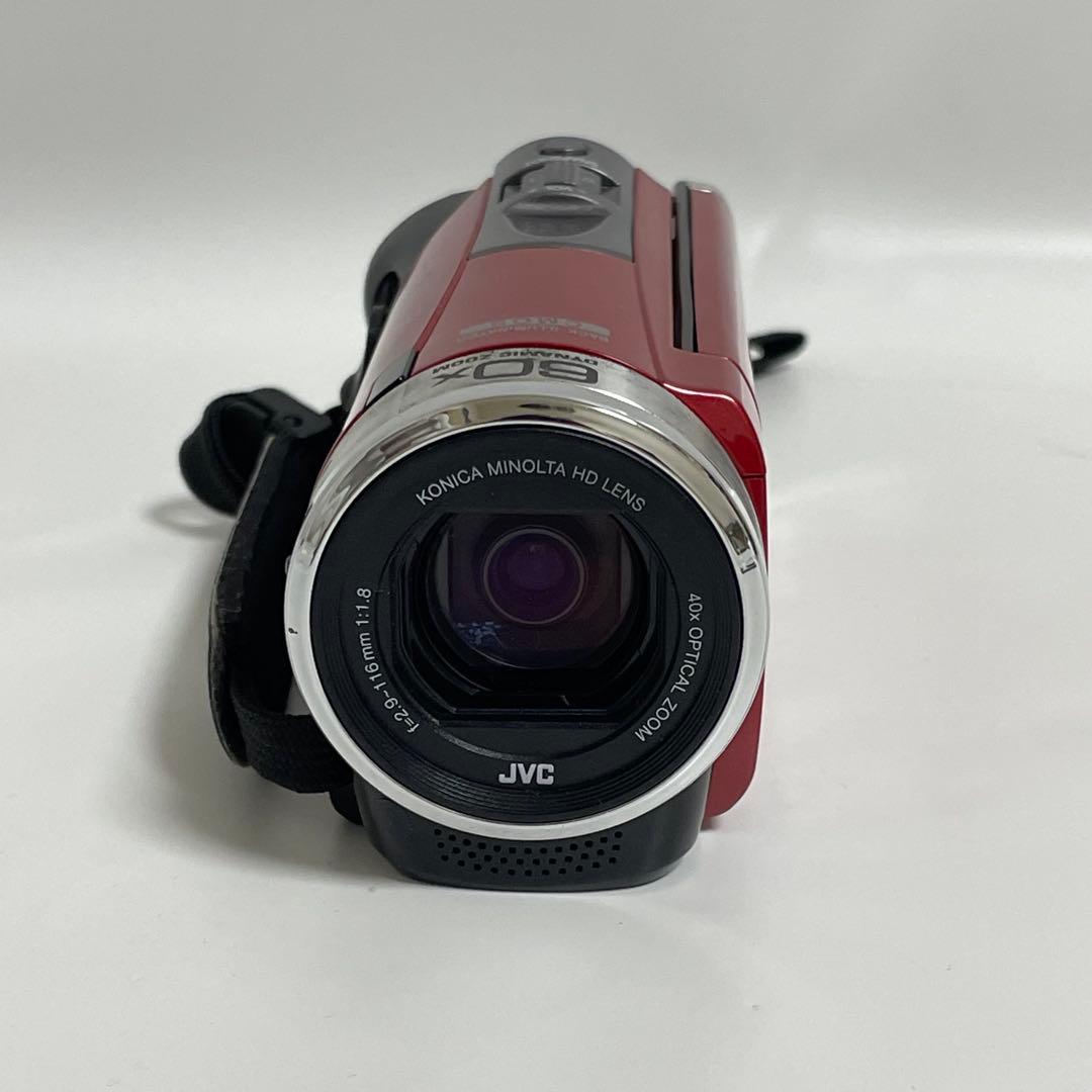 充電器付き　GZ-E700-R ハイビジョンメモリー　ビデオカメラ　ハンディカム