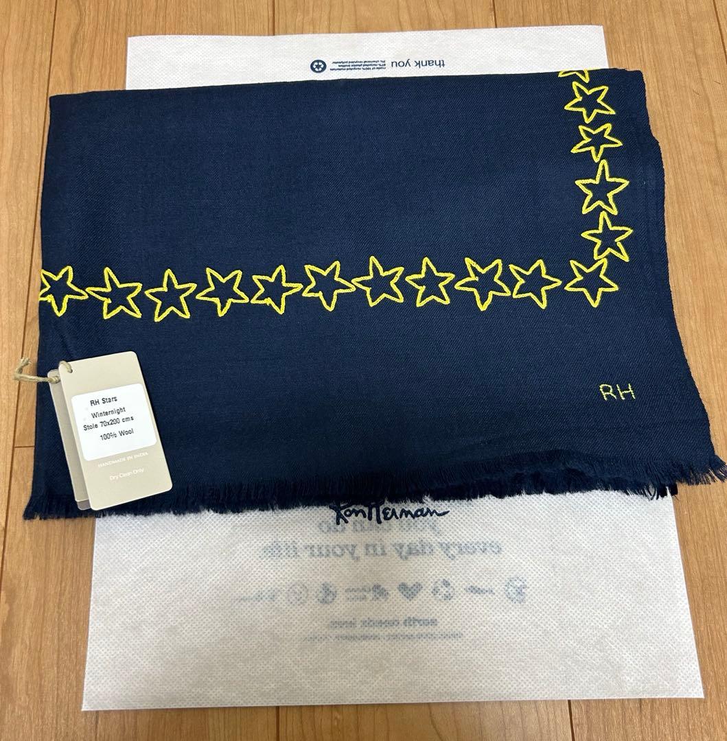 ロンハーマン 別注　Kashmir Loom ストール 星柄