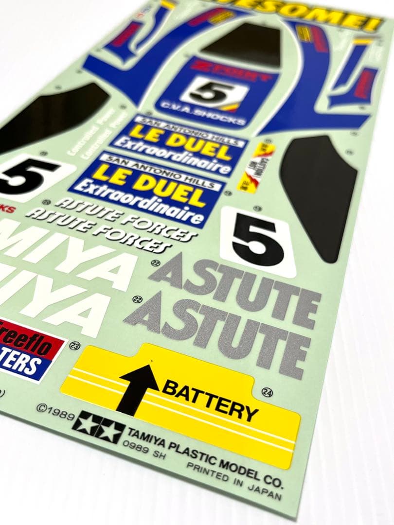 1/10 ASTUTE ITEM 58080 TAMIYA デカール
