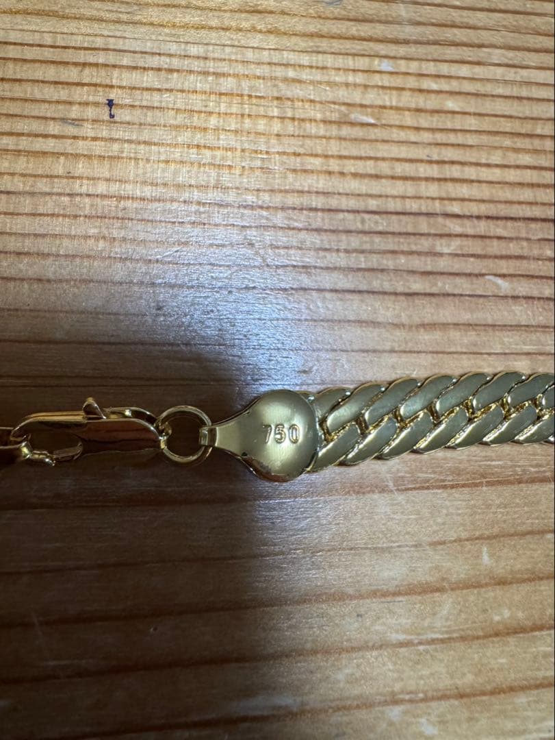ITALY750　刻印あり　ゴールドネックレス
