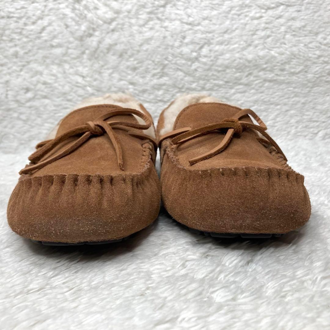 【美品】UGG アグ OLSEN オルセン チェストナット モカシン 26.0