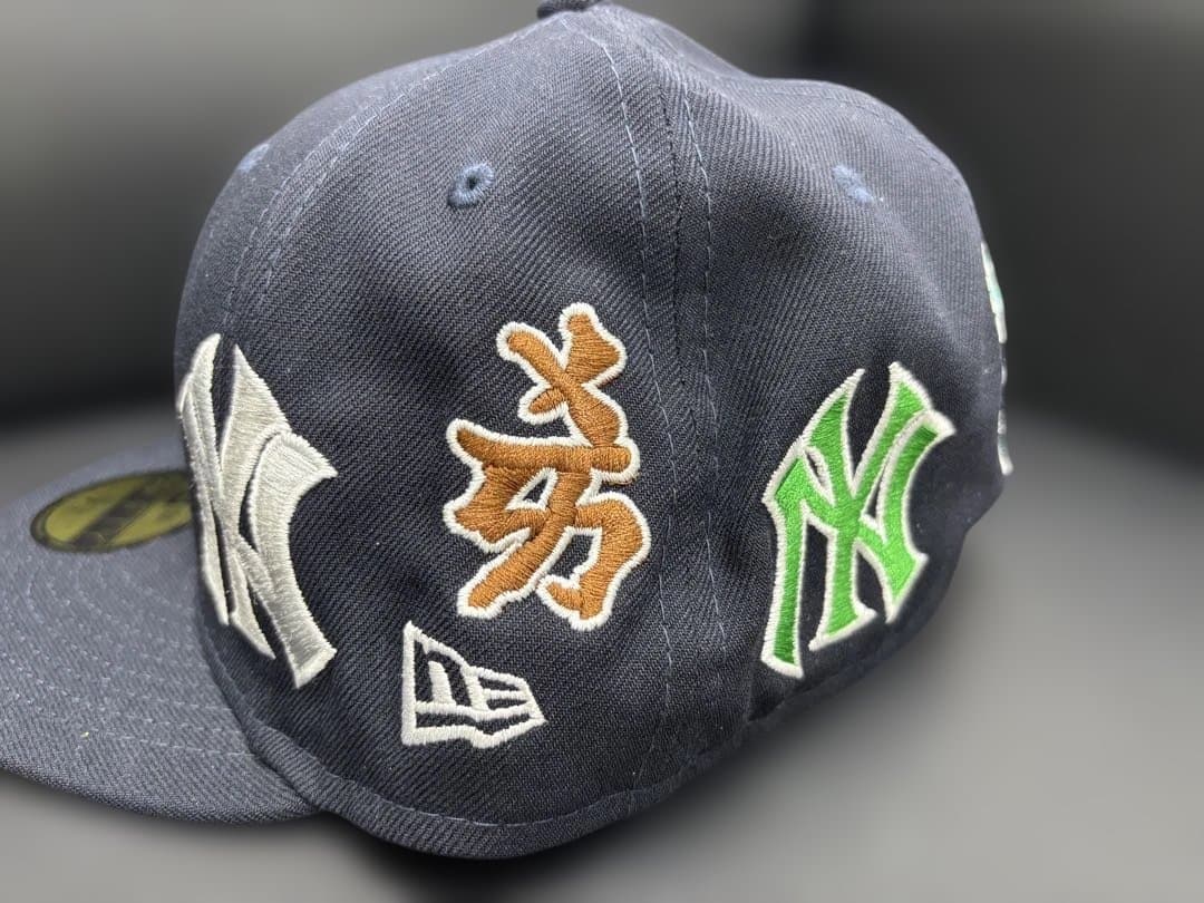 【美品】New Era×Supreme Yankees Kanji キャップ