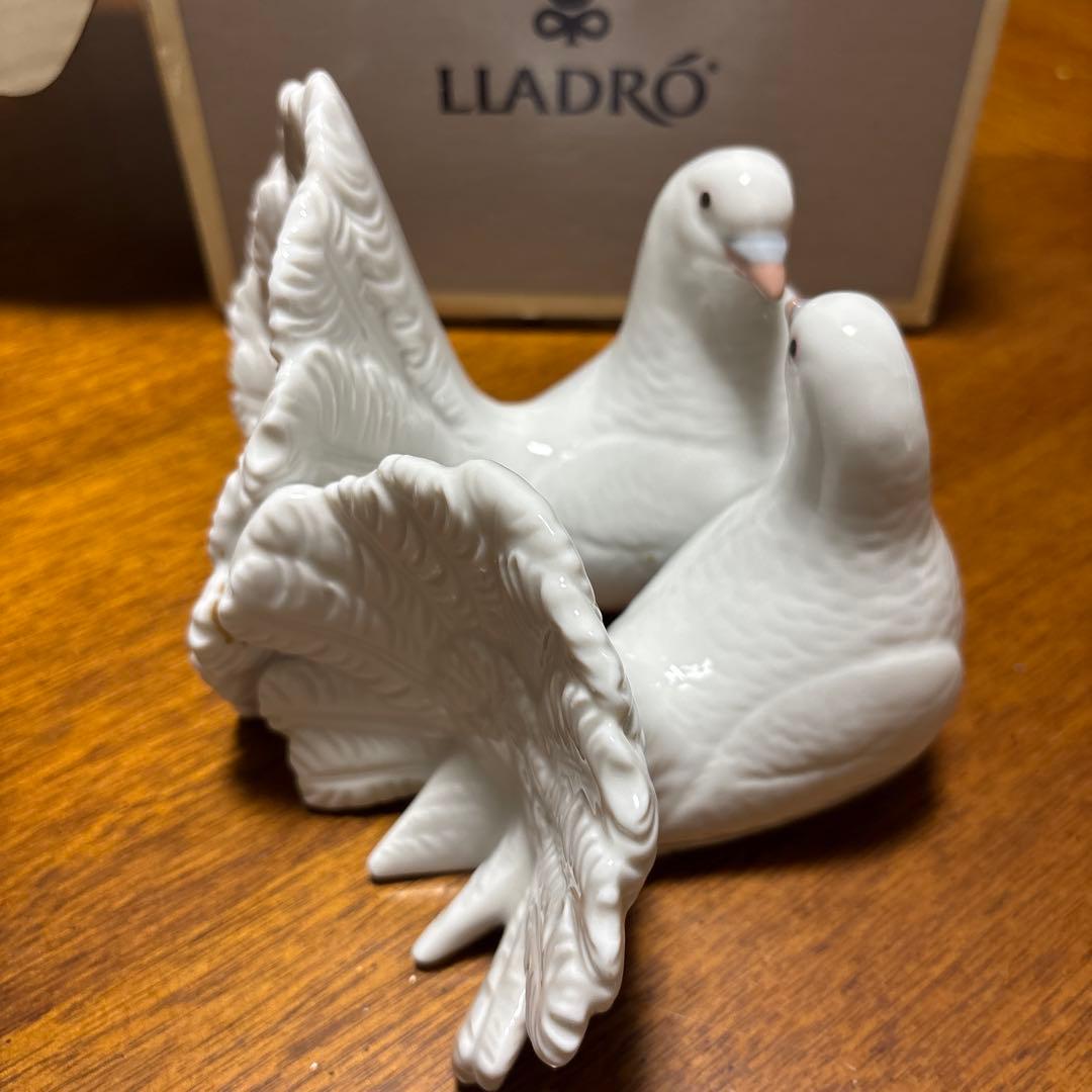 ハト　LLADRO couple of doves リアドロ　鳥　リヤドロ　鳩