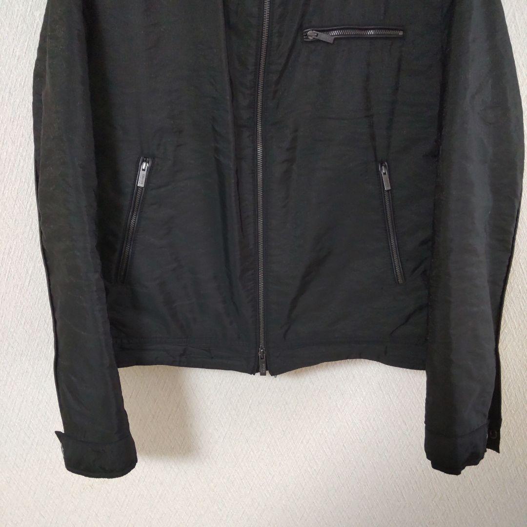 ARMANI COLLEZIONI 光沢 撥水 ブルゾン ジャケット サイズ52