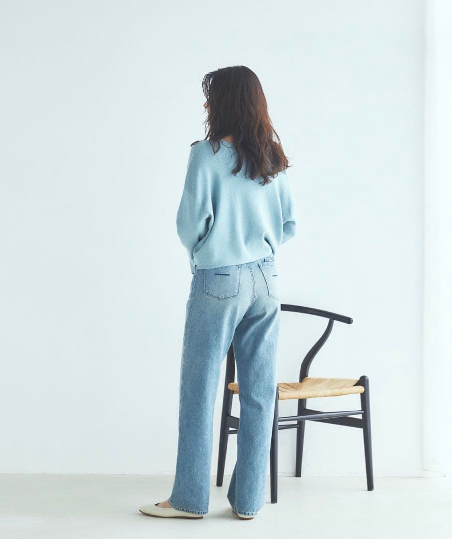 ヤヌーク　Trick Denim ボーイズストレート＇LEA＇