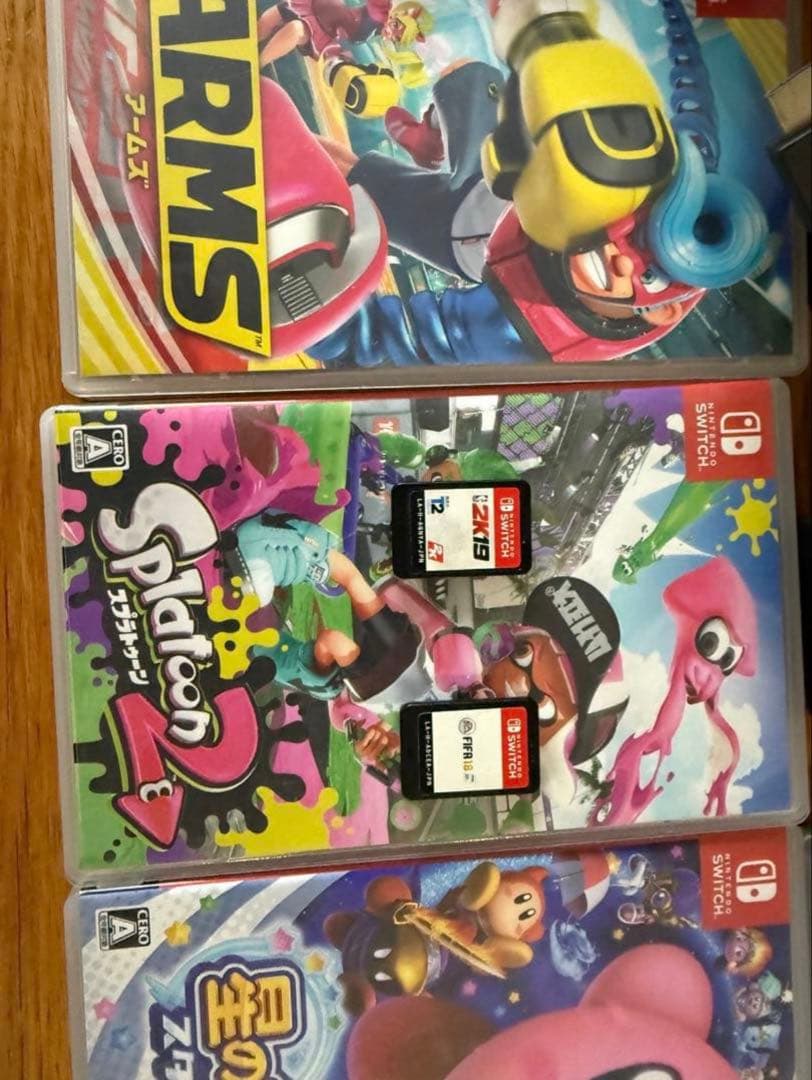 Nintendo Switch 本体・カバー + カセット4+カセットケース4