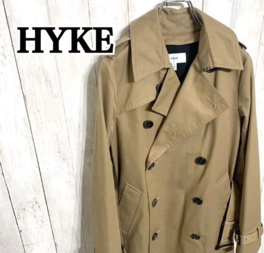 HYKE ハイク トレンチコート タイトフィット 2 Mサイズ