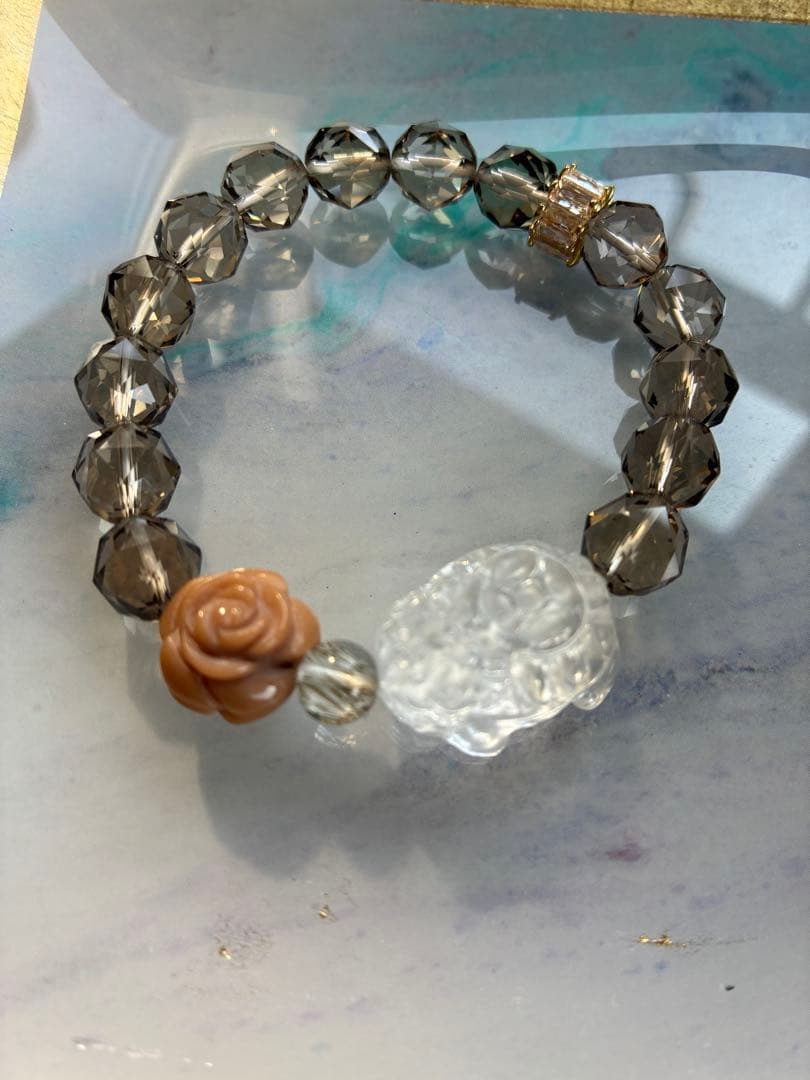 エレスチャルアメジストブレスレット