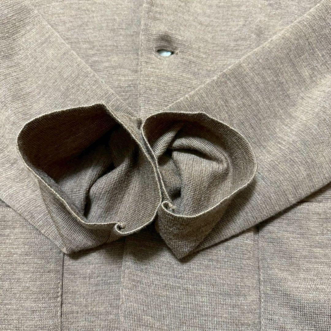 【美品】LARDINI ニットテーラードジャケット　プートニエール　春夏　L