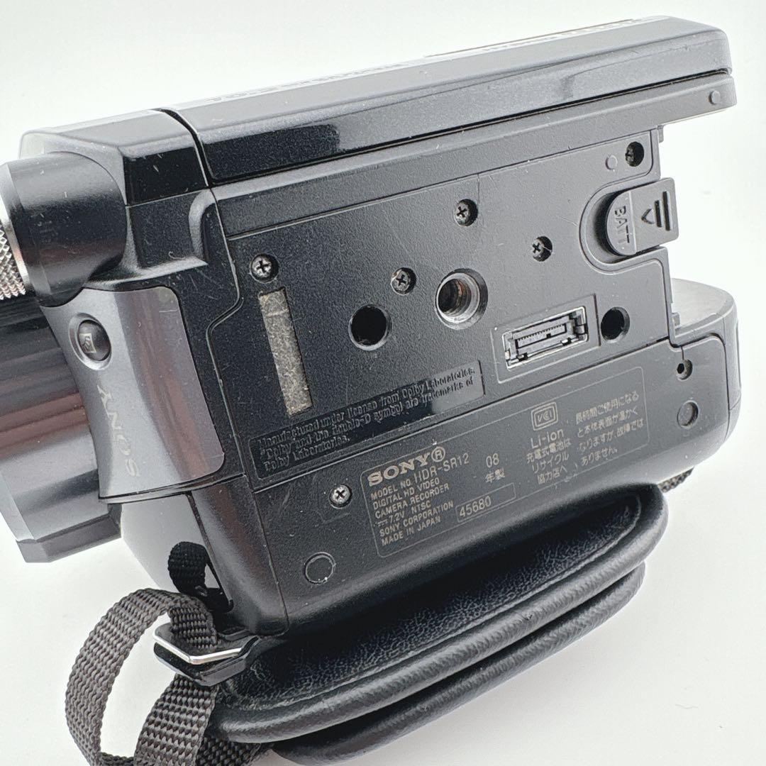 【動作品】ソニー ハンディカム HDR-SR12 ブラック デジタルビデオカメラ