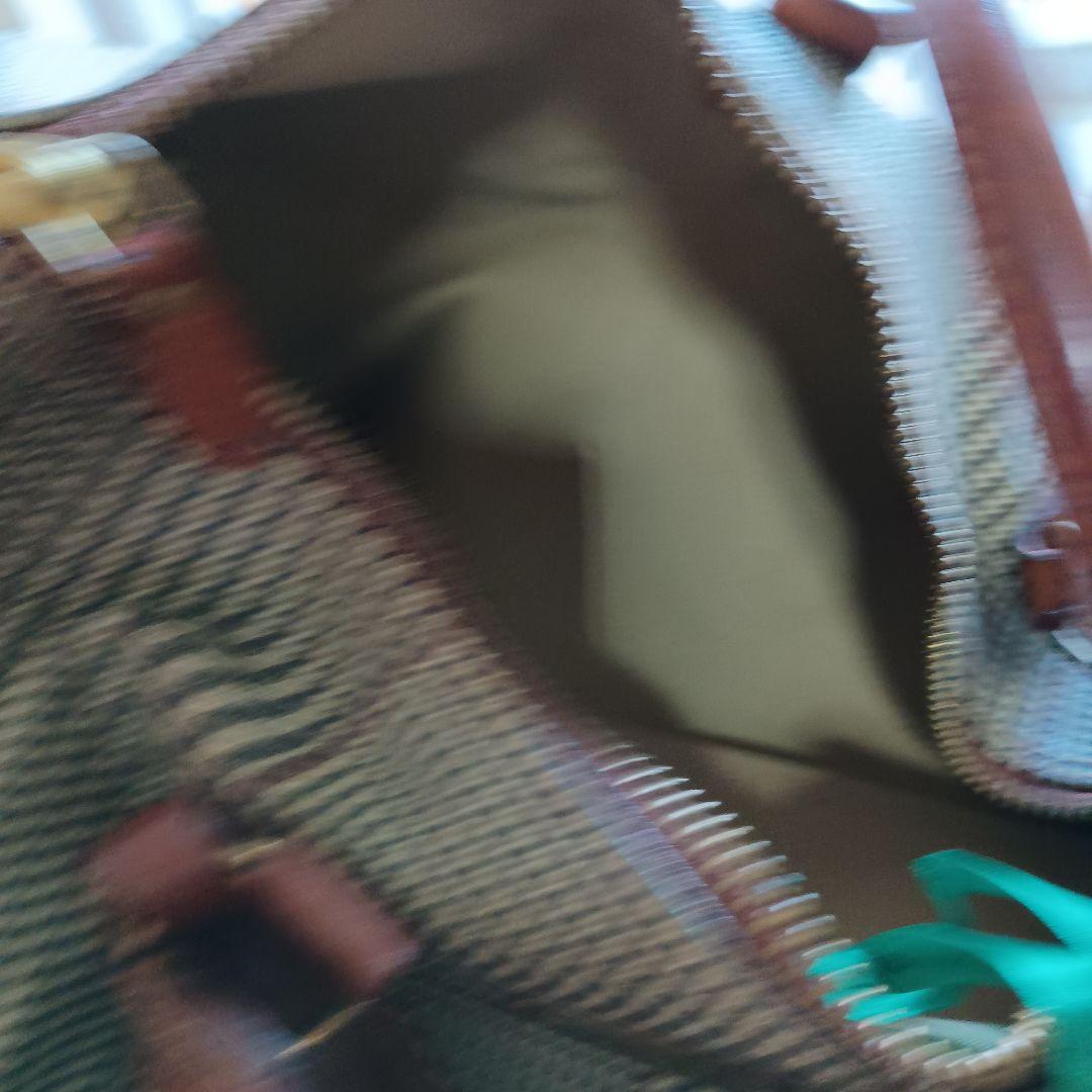 Polo チェック柄 ボストンバッグ