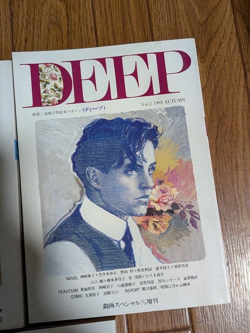 ミリオン出版　　DEEP　5冊セット　耽美と頽廃の世紀末マガジン