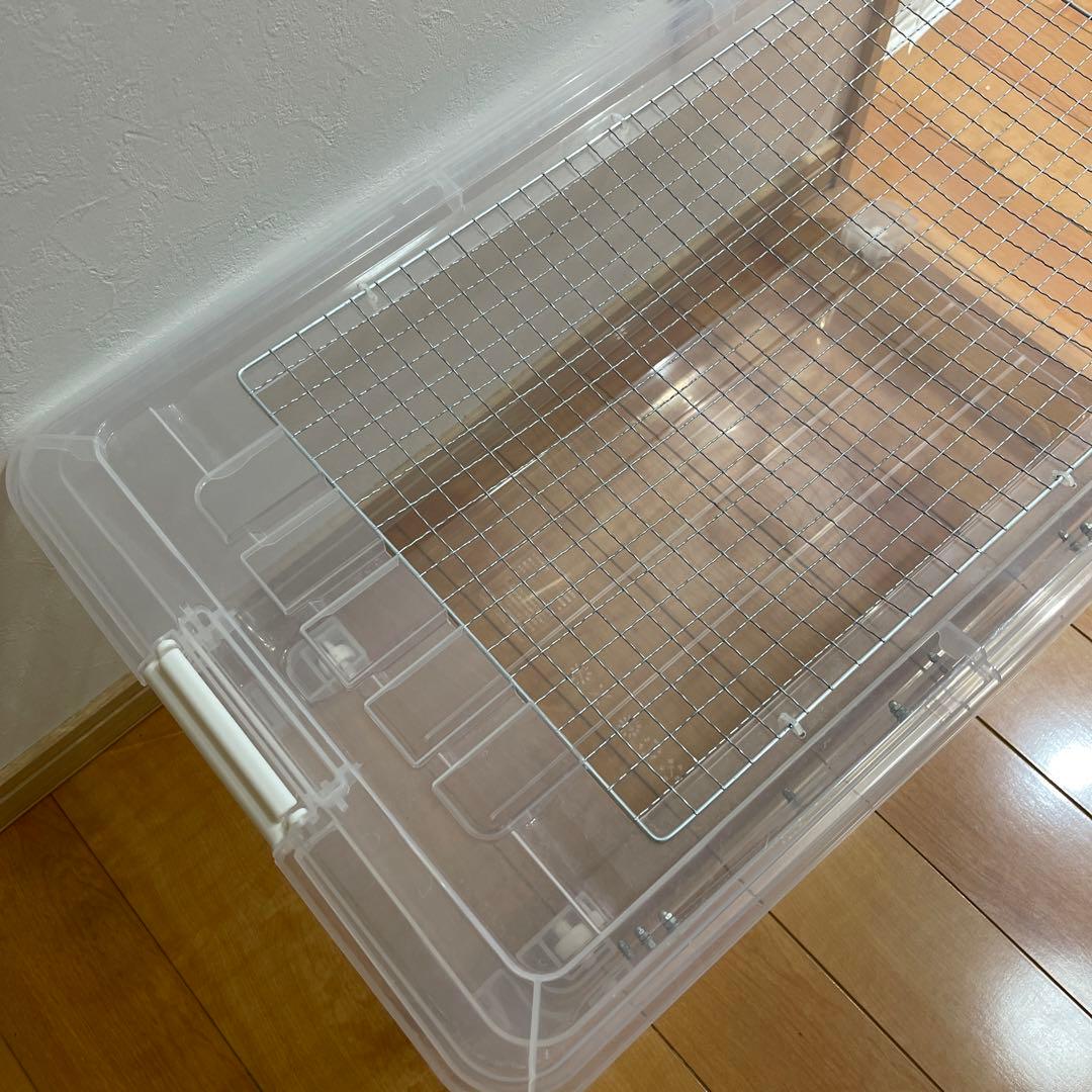 ハムスターケージ　アクリル板 加工