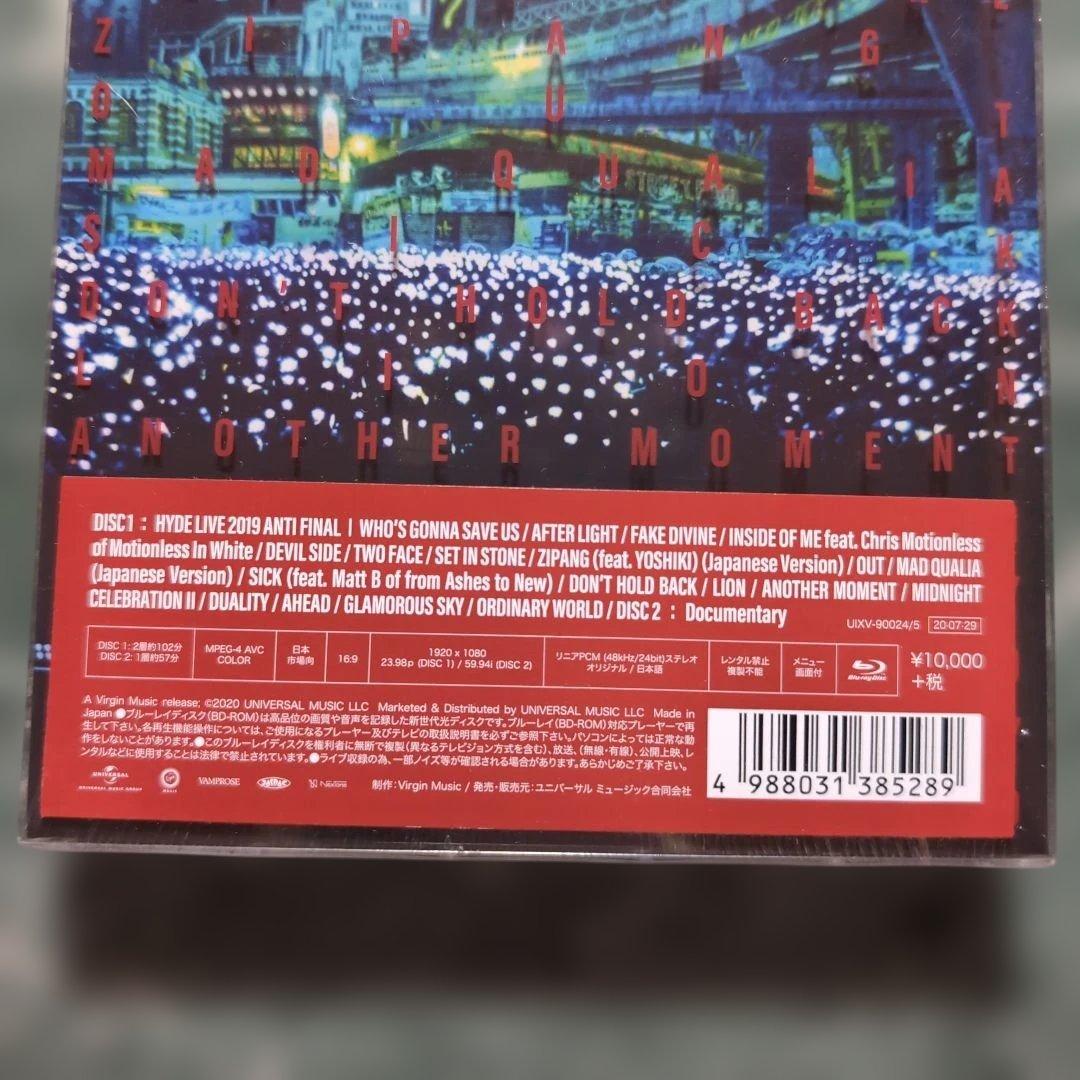 【新品未開封】HYDE LIVE 2019 ANTI FINAL★初回限定版