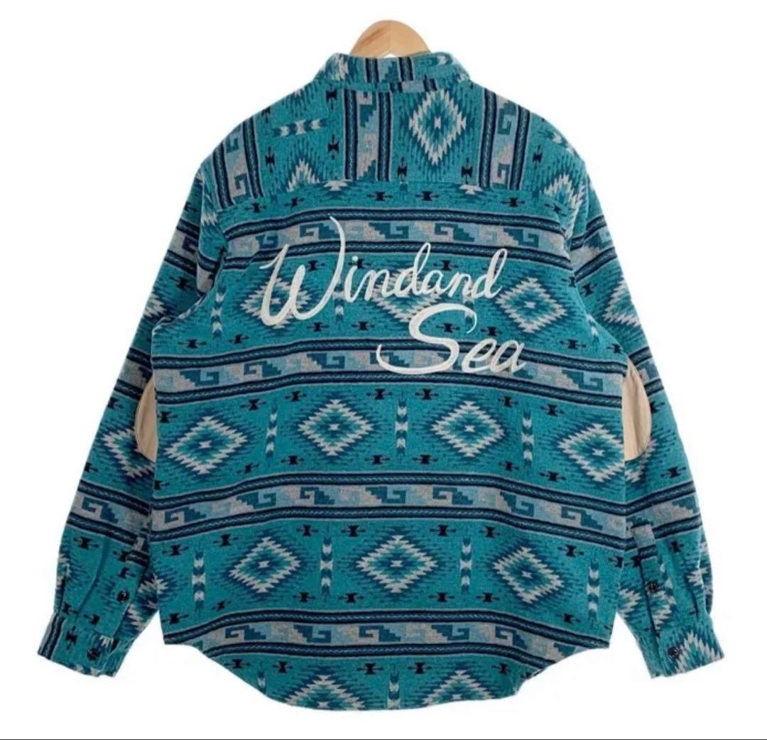 [いなば ]WIND AND SEA ウィンダンシー トライバルシャツ