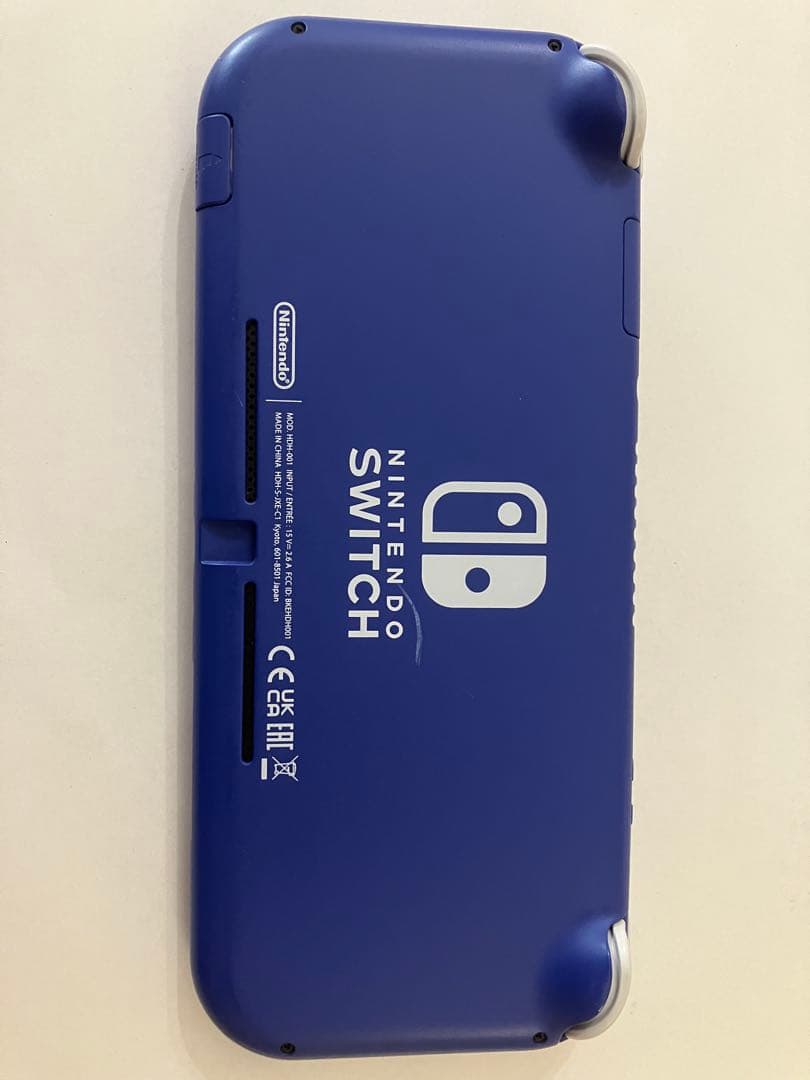 Switch Lite ブルー 本体のみ 左スティックゴム無し