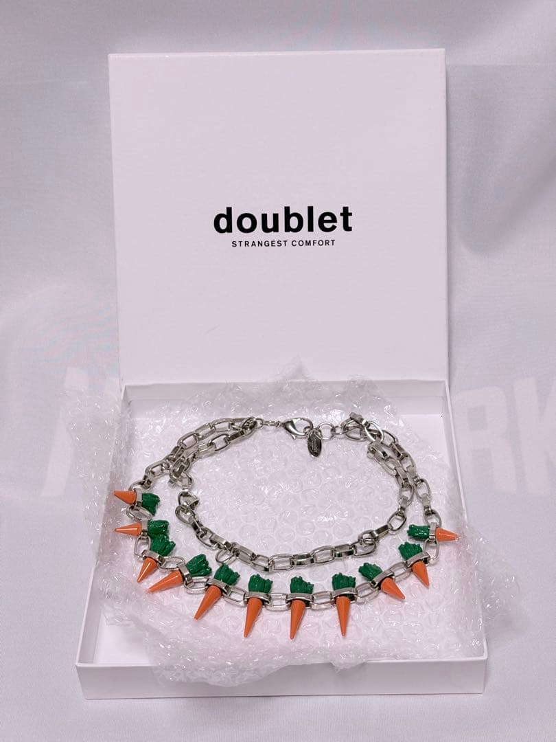新品　ダブレット　doublet Carrot Studs Necklace