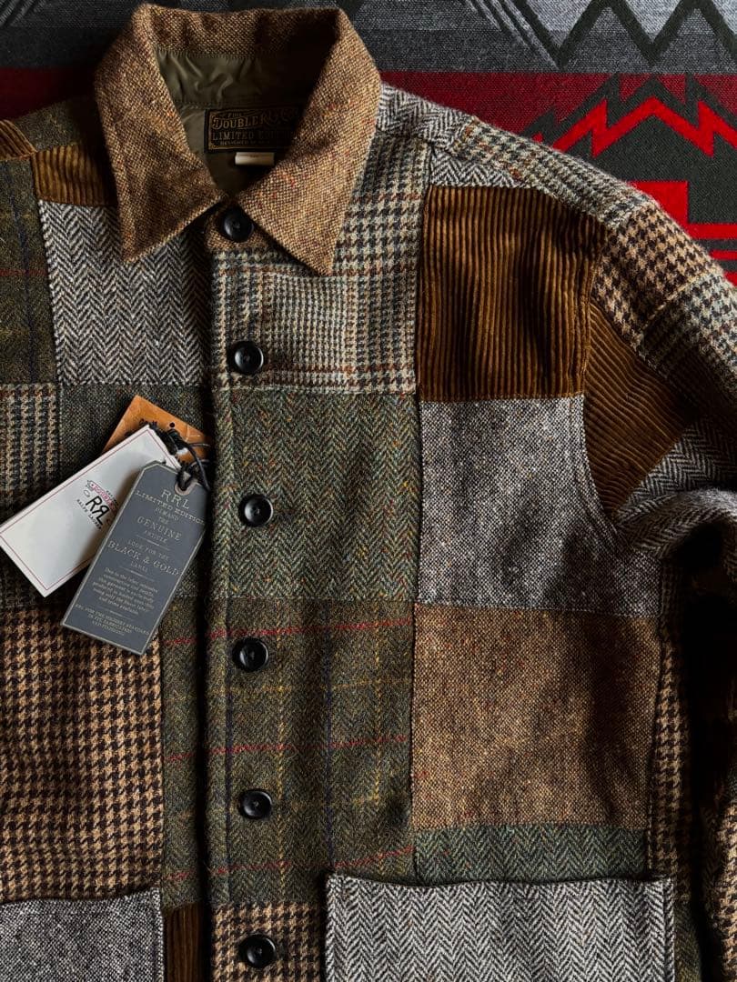 ジャケット・アウター RRL LIMITED Patchwork Tweed Jacket M