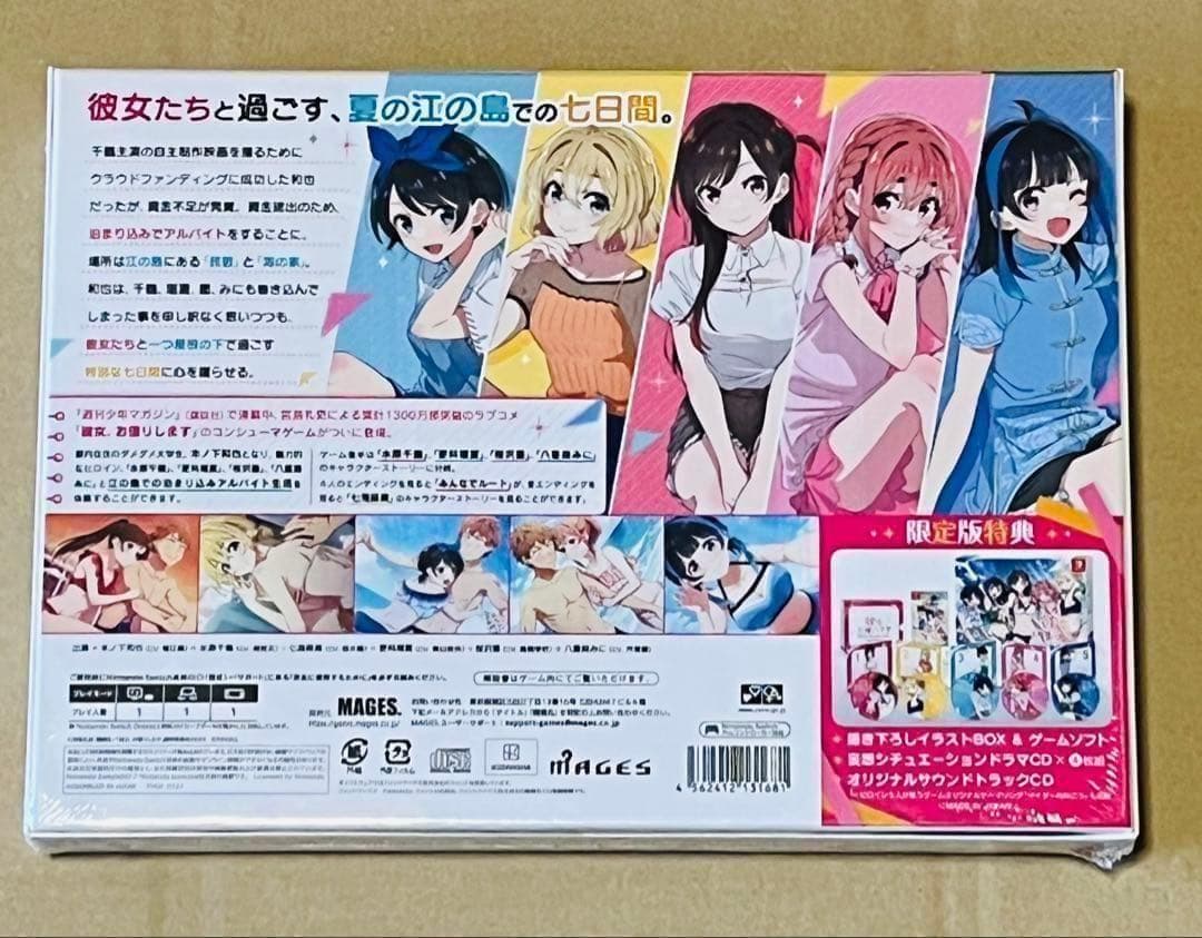 未開封　Switch　彼女、お借りします ～水平線と水着の彼女～ 限定版