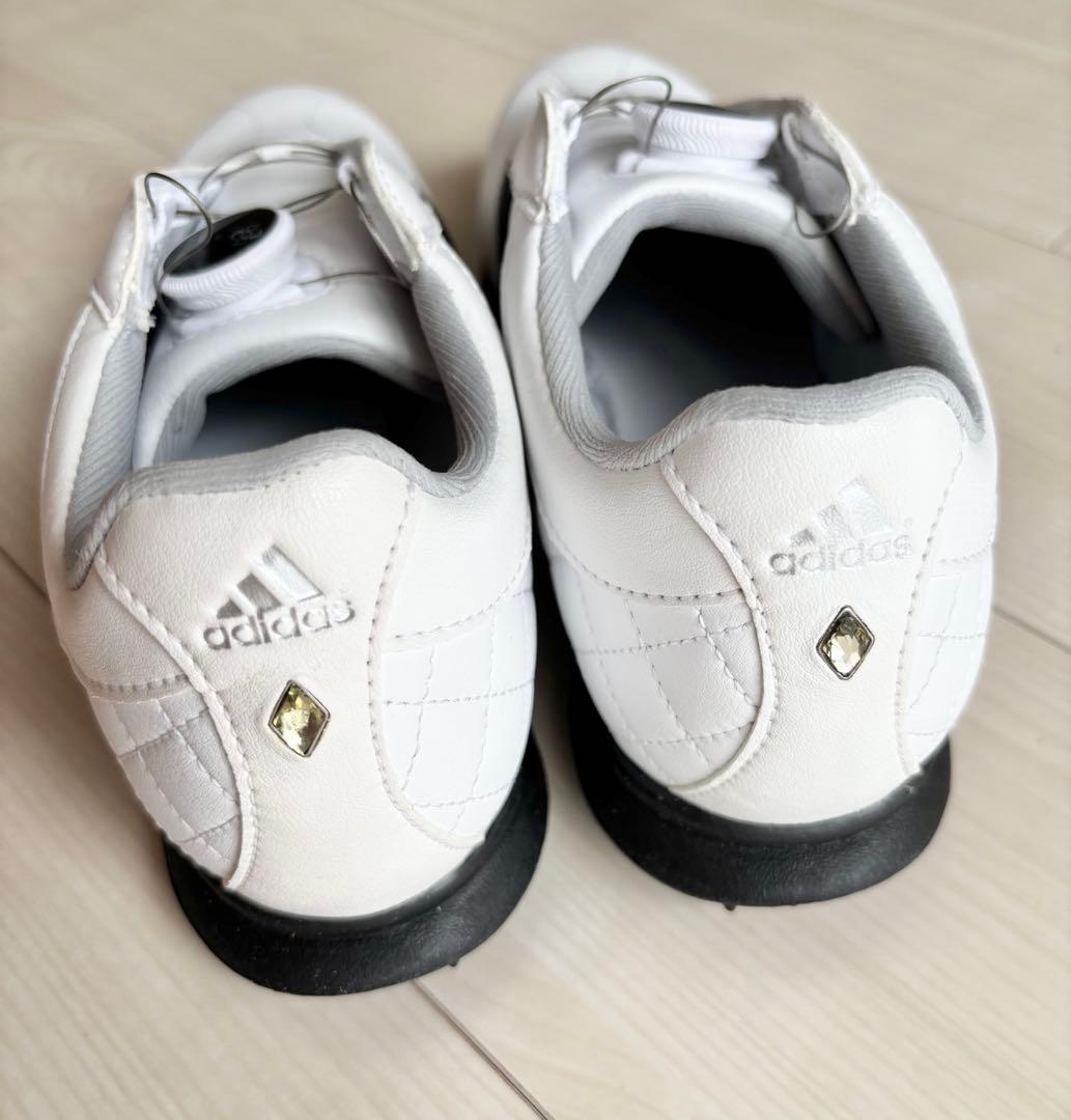 新品未使用❗️adidas 24cmゴルフシューズ 女性用 ホワイト