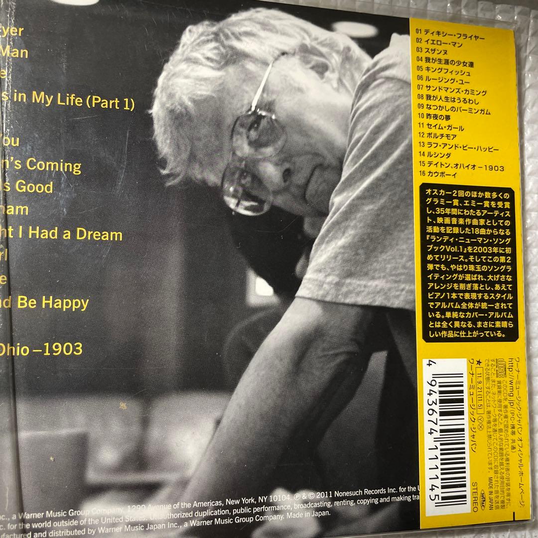 新品未使用未開封紙ジャケットCD ランディ・ニューマン・ソングブック VOL.2