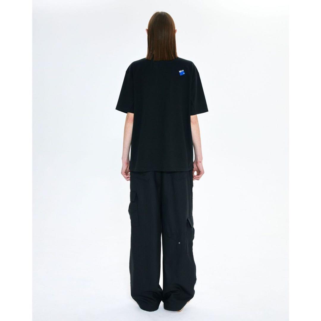 アダーエラー AderError タグTシャツ XXS ブラック黒アーダーエラー
