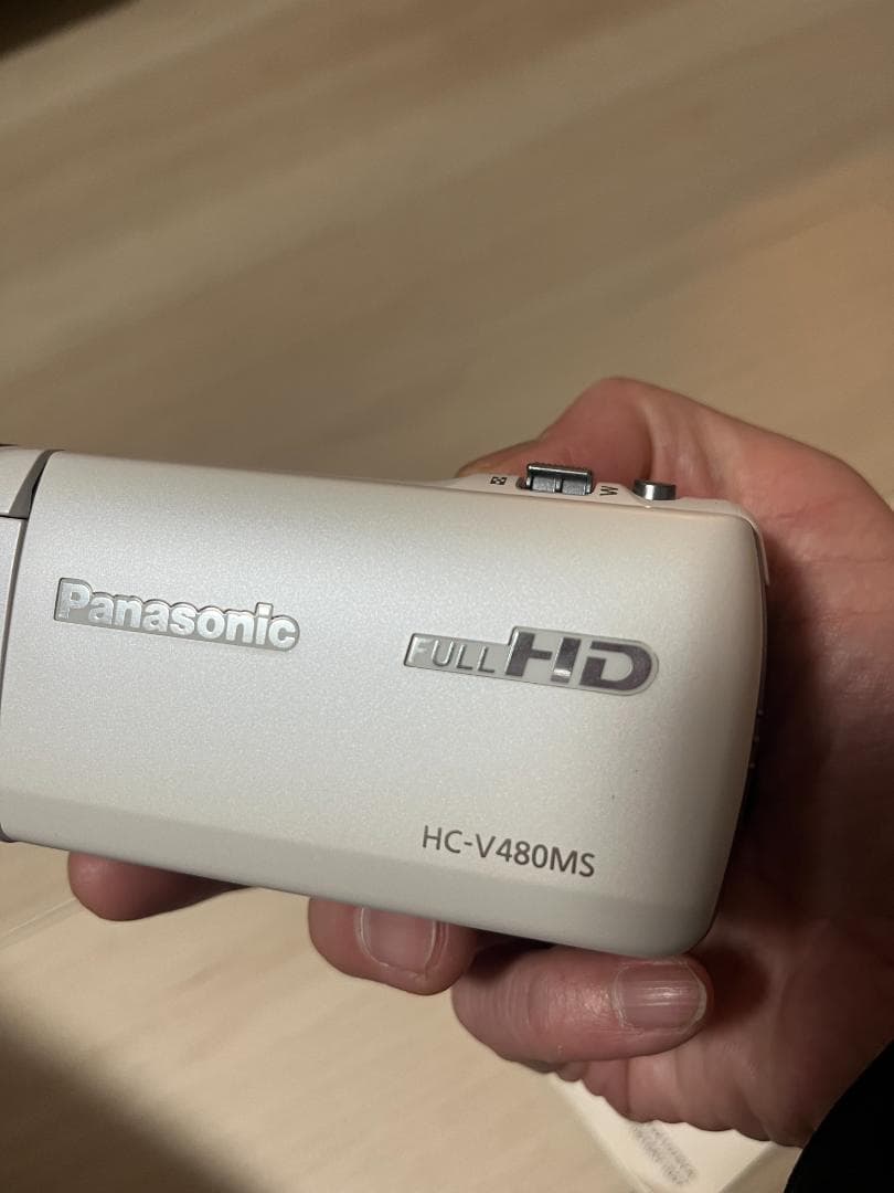 Panasonic HC-V480MS 90倍ズーム 手ブレ補正 バッテリー2本
