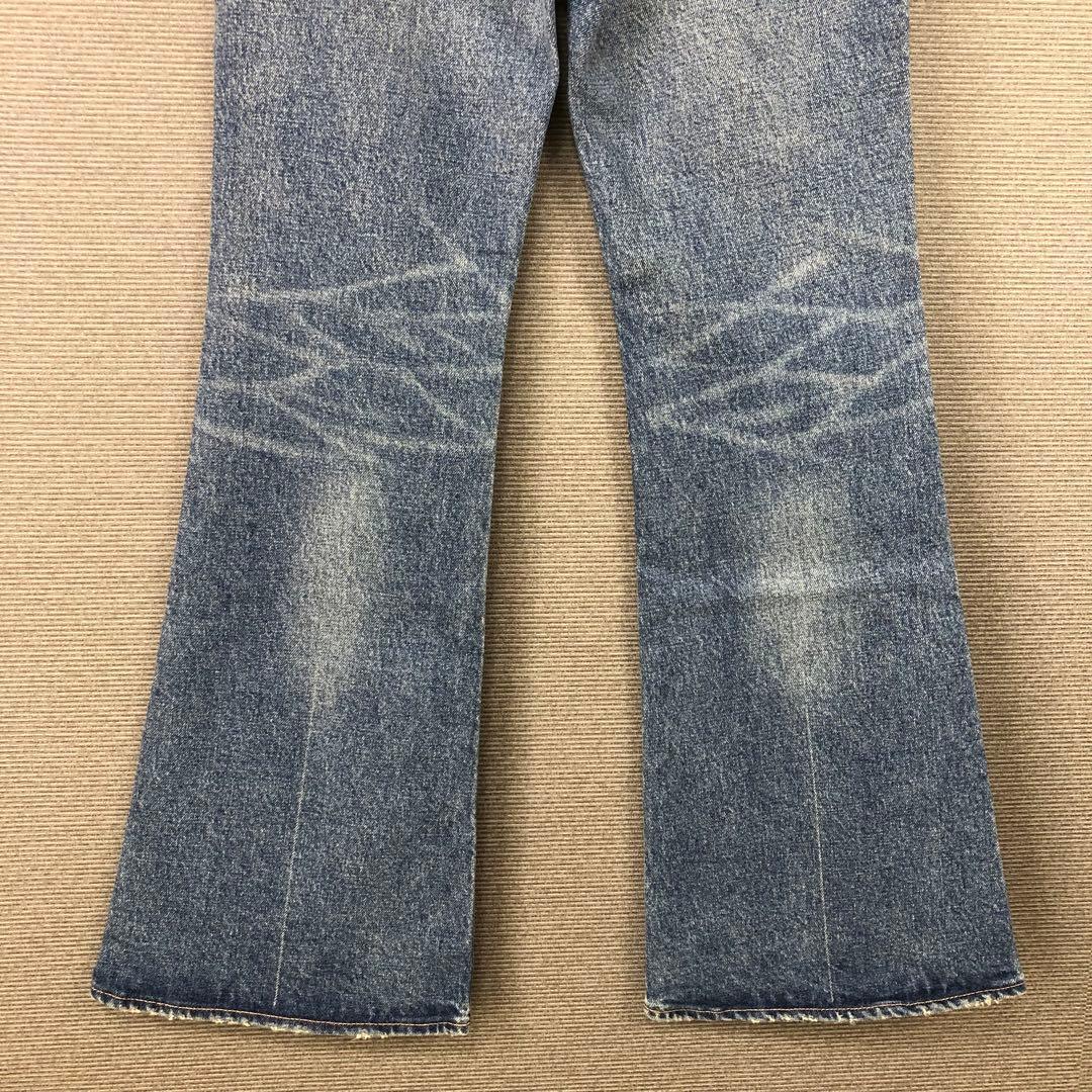未使用品 MOUSSY MVS FLARE 23 BLU ブルー