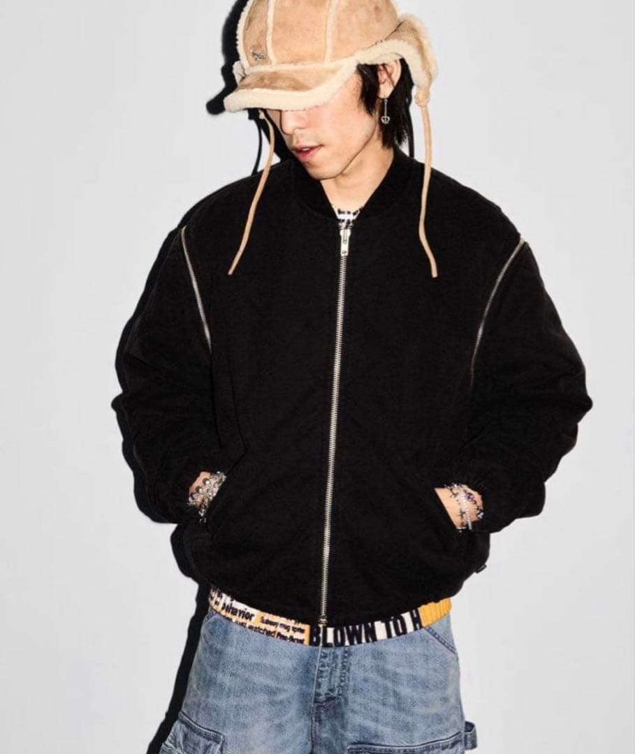 ジャケット・アウター Supreme Zip-Off Sleeve Quilted Bomber