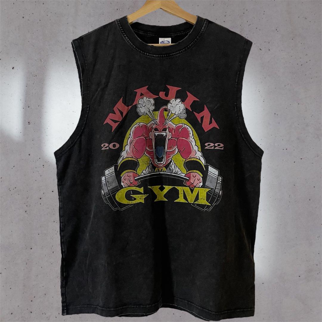 Mサイズ ドラゴンボールMAJIN VEGETA GYM 魔人ブウ　タンクトップ