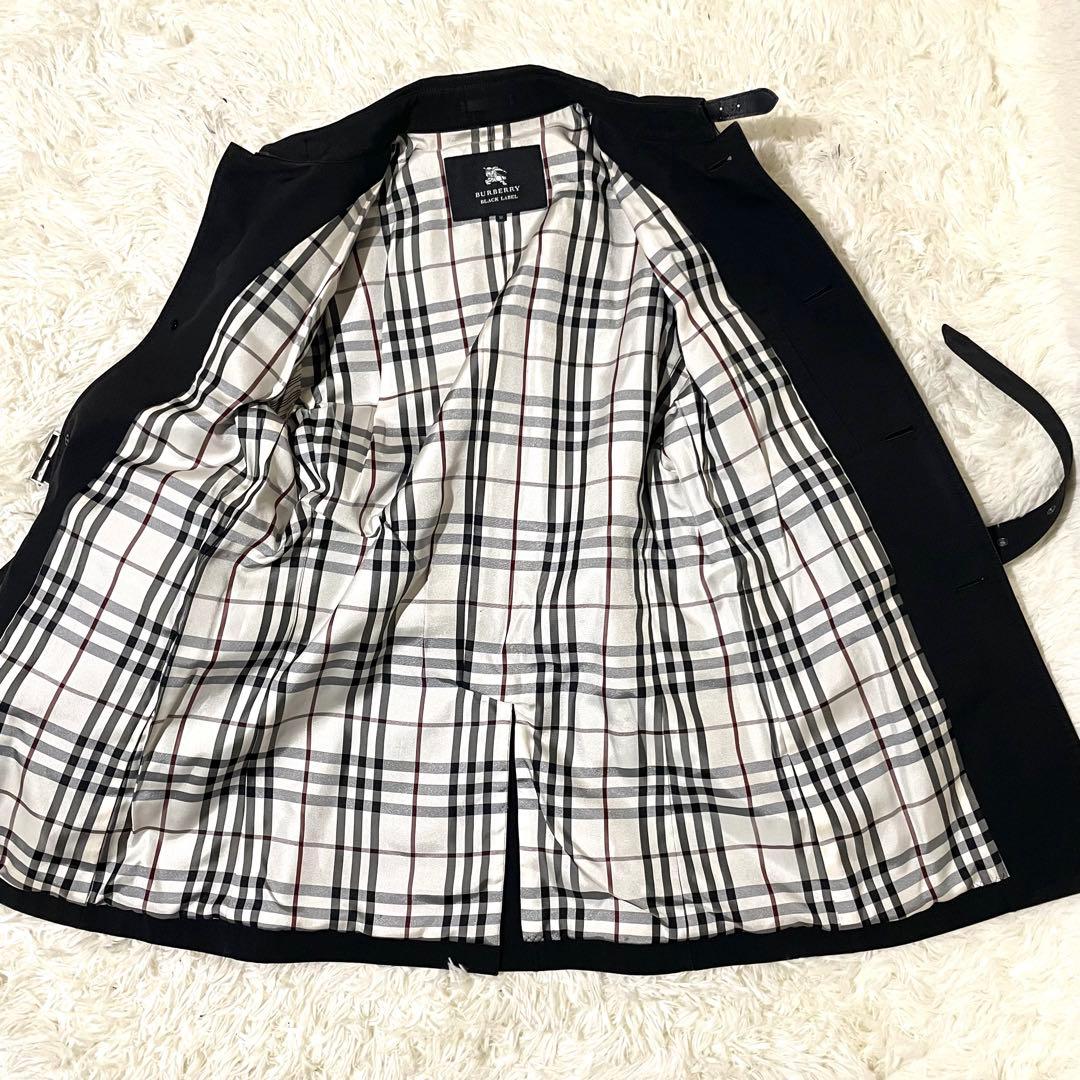 ✨美品✨BURBERRY BLACK LABELトレンチコートノバチェックベルト