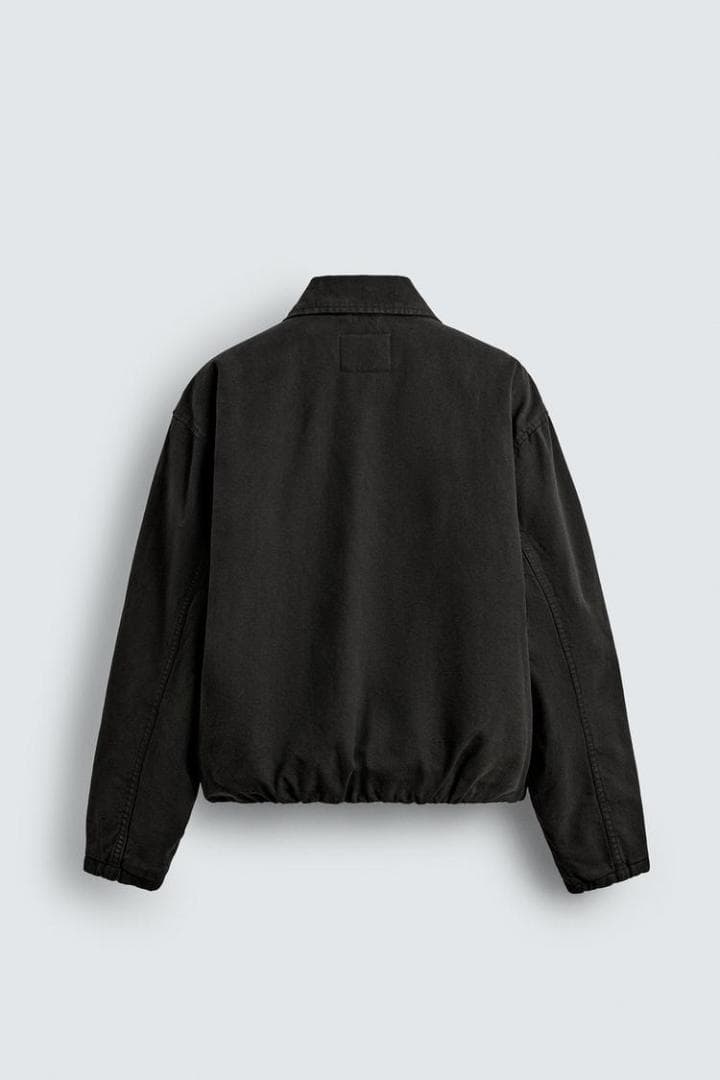 ZARA ザラ クロップドフィットトグルボタンジャケット L