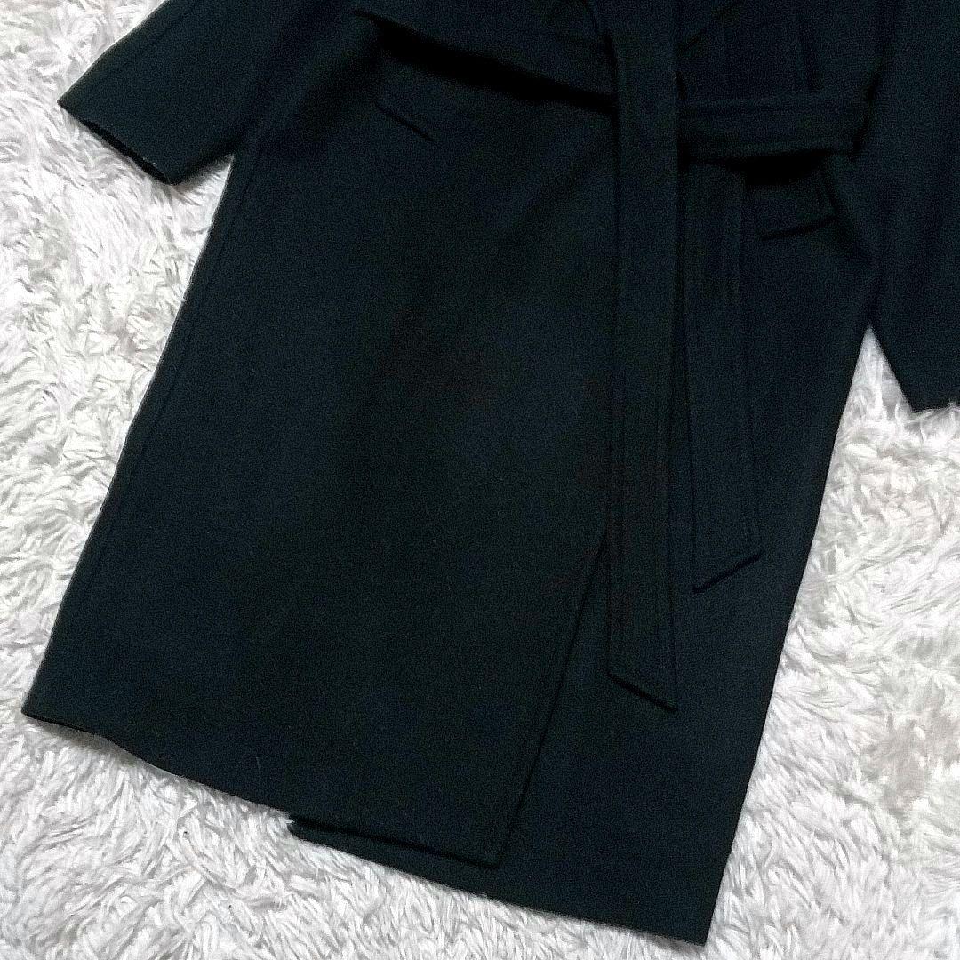 ZARA　MANTECO　ショールカラー　ガウンロングコート　女優襟　ベルテッド