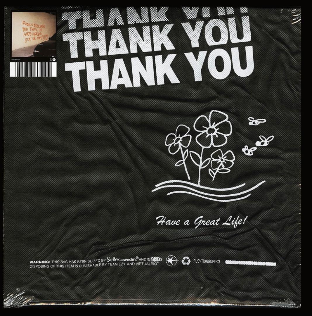 F*CK U SKRILLEX 2LP VINYL レコード スクリレックス