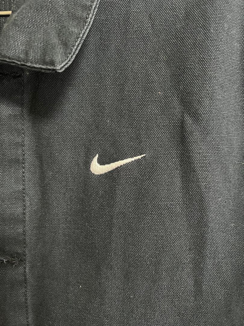 【りゅうや】【希少】Nike ダック地　カバーオール　M ブラック　黒