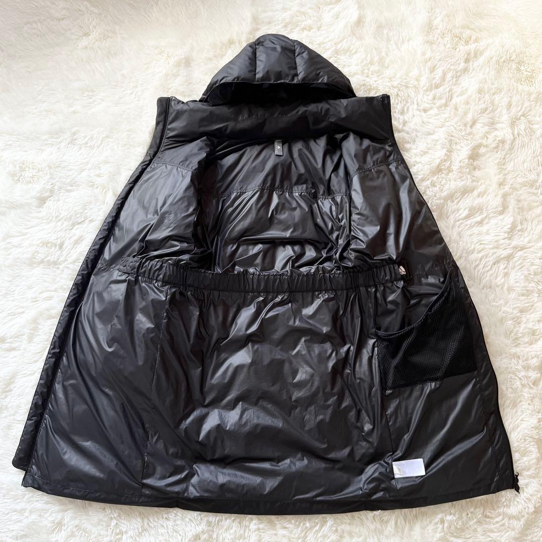 アディダスバイステラマッカートニー ロングパデッドジャケット XS 黒