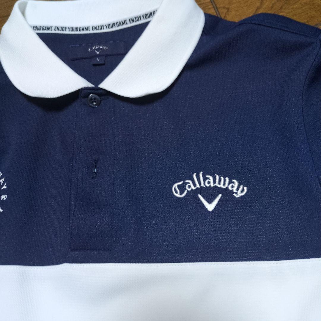 Callaway ジャケット ホワイト/ネイビー　XL　シャツ