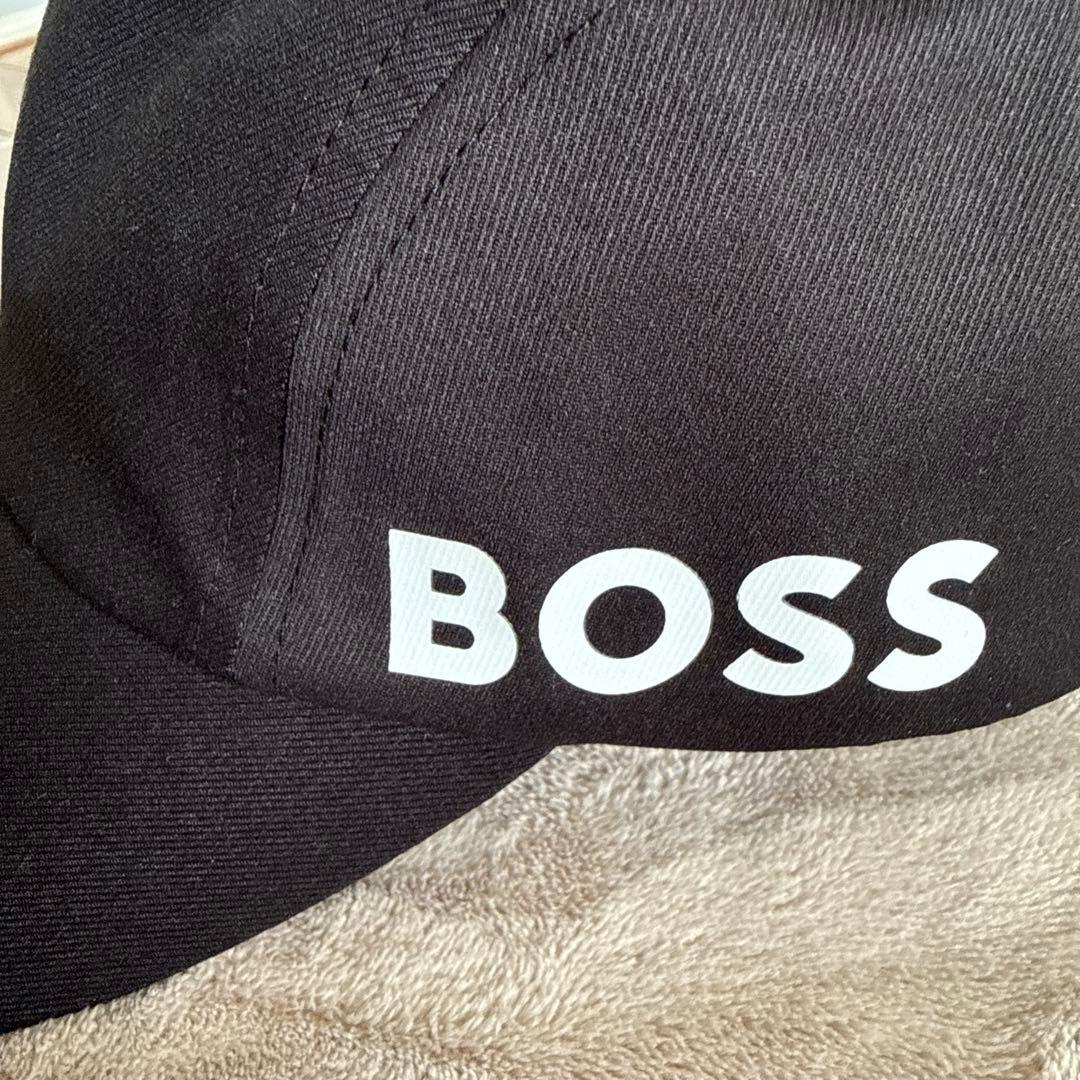 新品未使用◎HUGO BOSS ブラック ベースボールキャップ　ユニセックス　黒