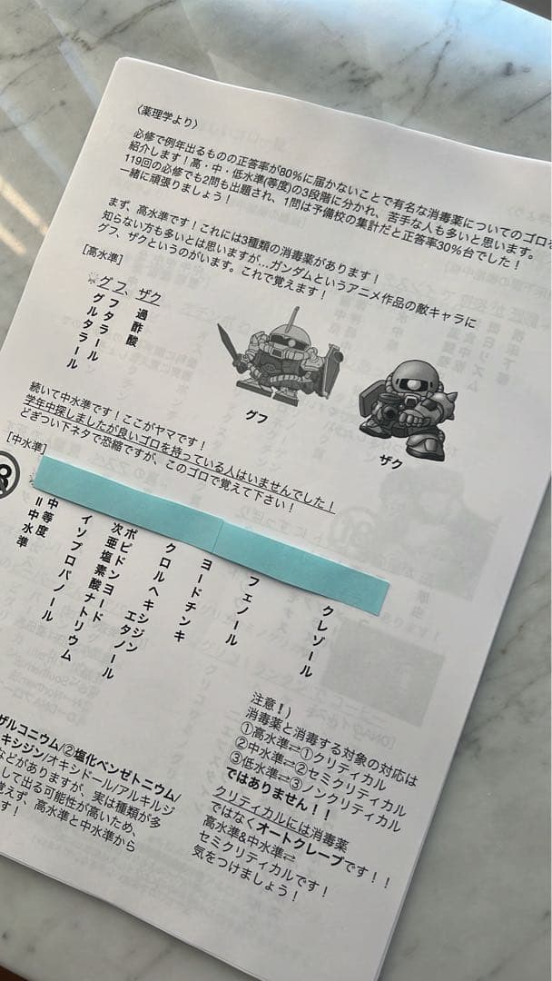 【ゆ*こ】120回歯科医師国家試験合否を決める重要資料