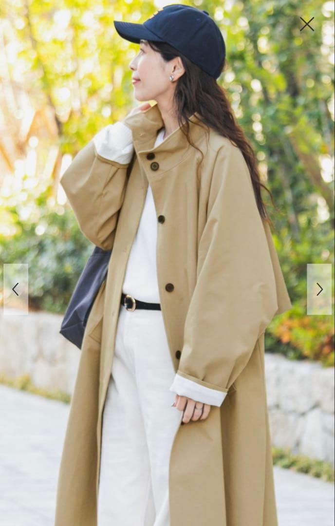 mikanさん専用『撥水』BACKヨークスタンドカラーコート