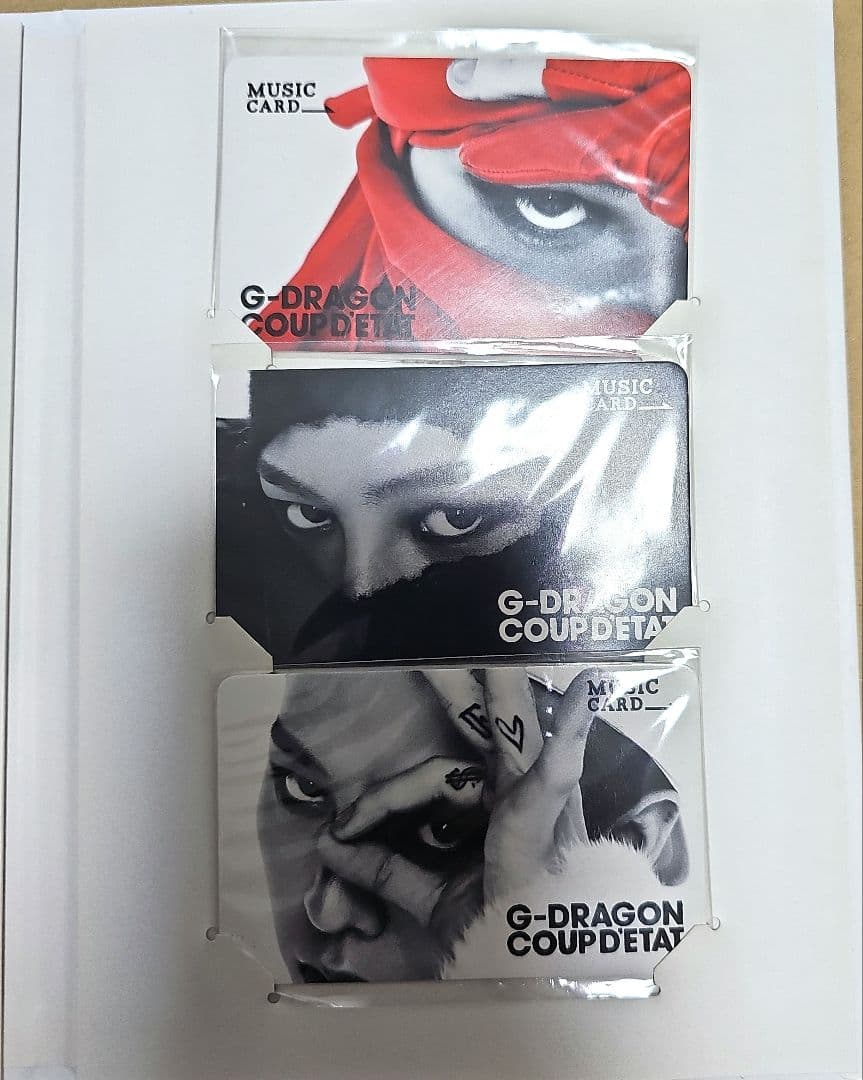 BIGBANG、G-DRAGON COUP D'ETAT ミュージックカード
