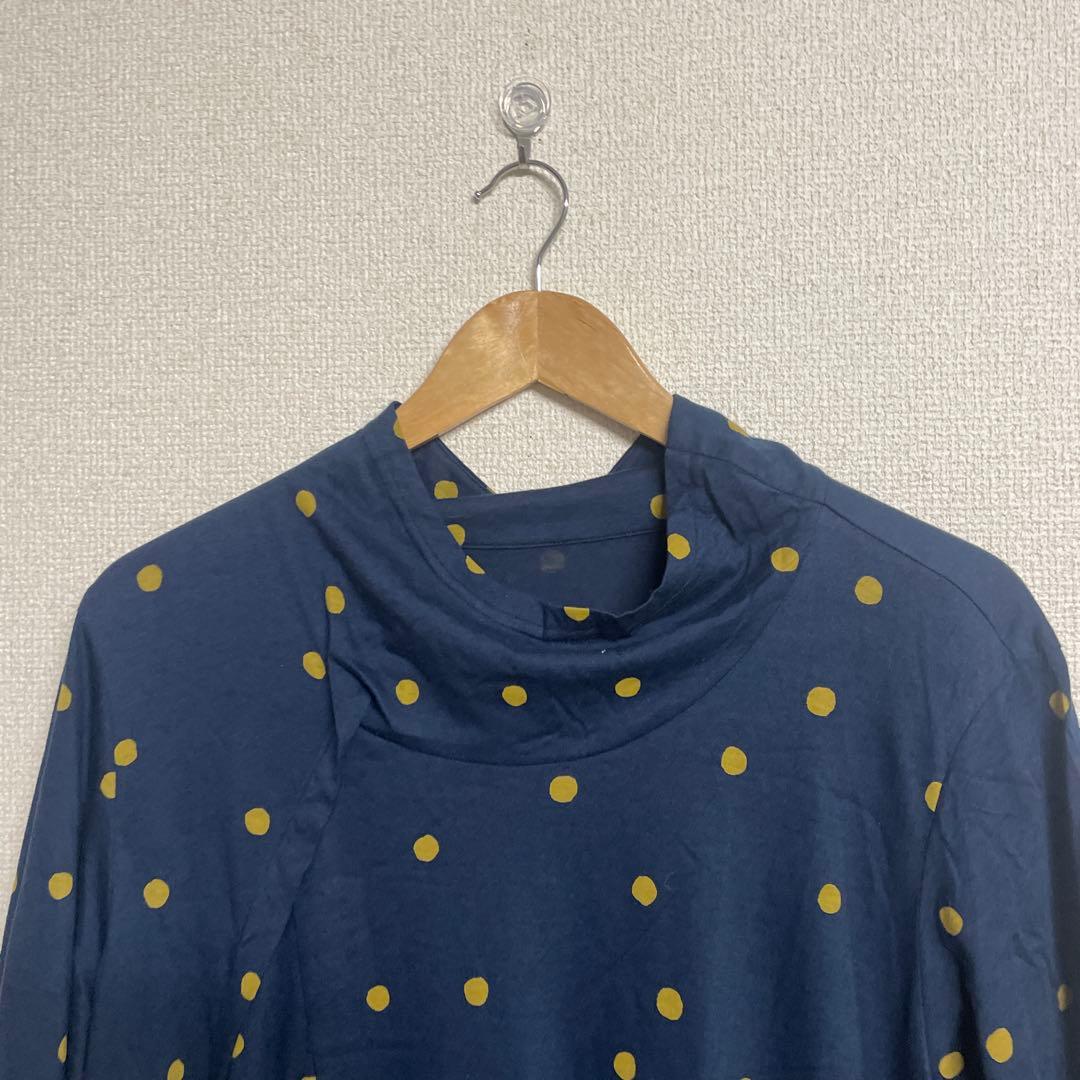 574　慈雨　40　ワンピース　ネイビー