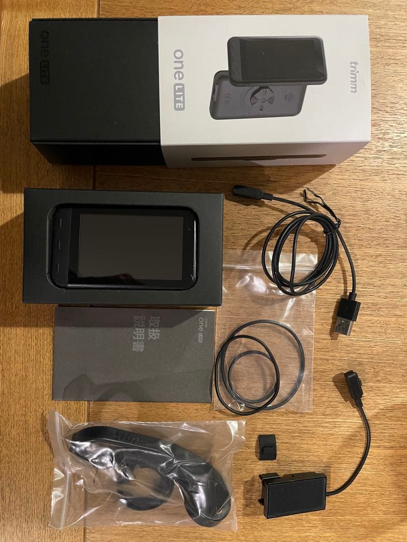 TRIMMONE LITE サイクルコンピューター 3.2インチ ソーラー充電
