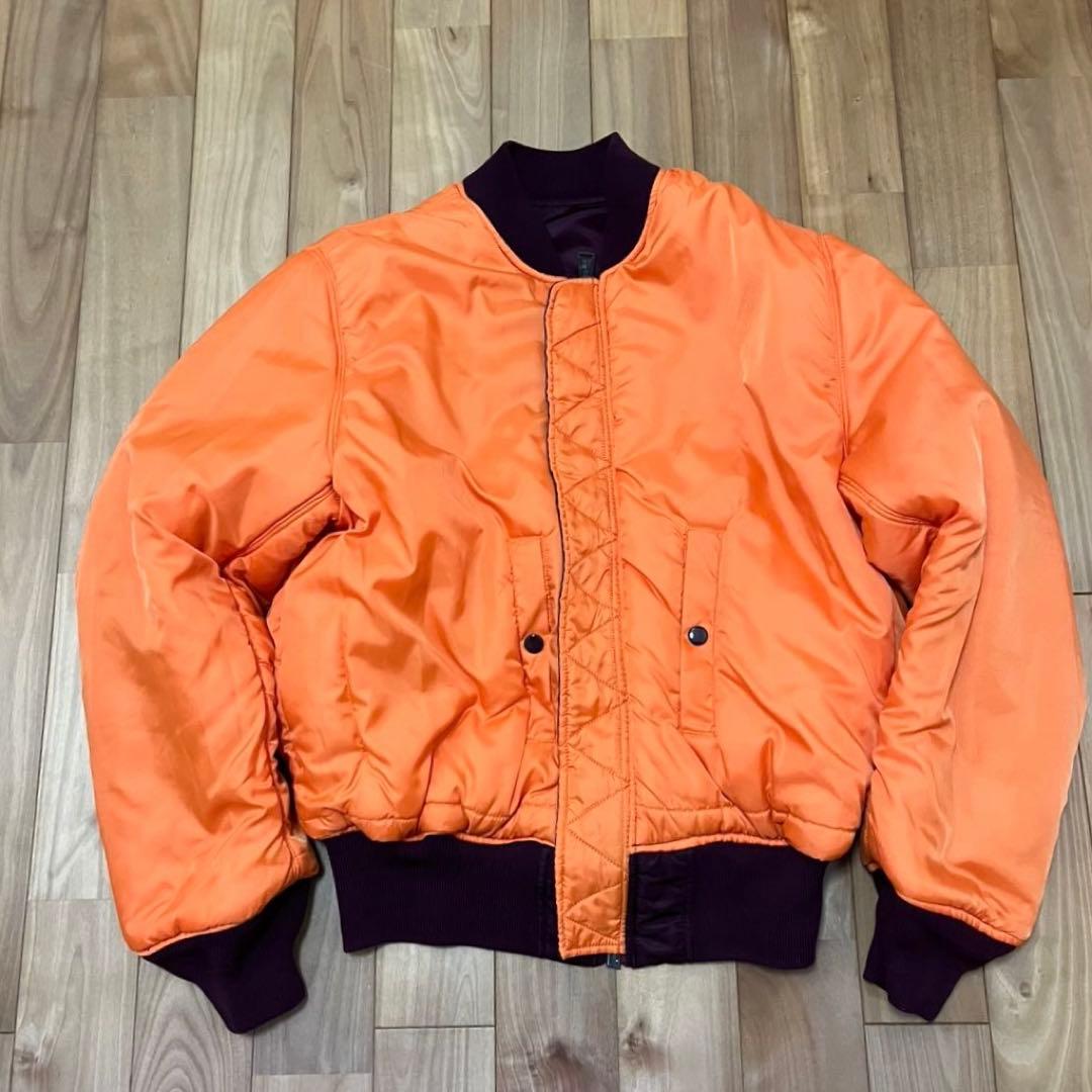 〈希少〉ALPHA INDUSTRIES MA-1フライトジャケットM ボルドー