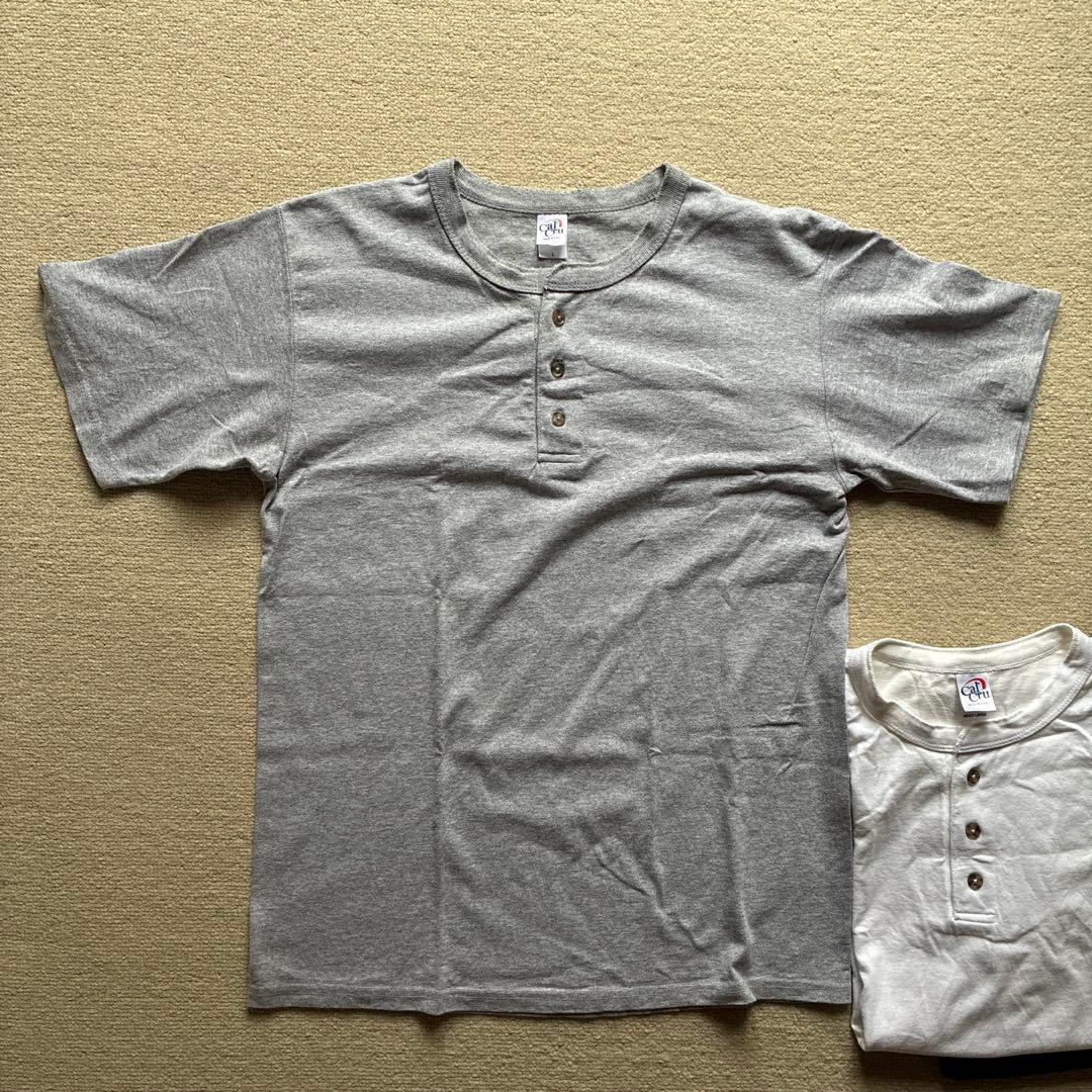 Cal Cru ヘンリーネックTシャツ　3枚セット　全てLサイズ　アメリカ製
