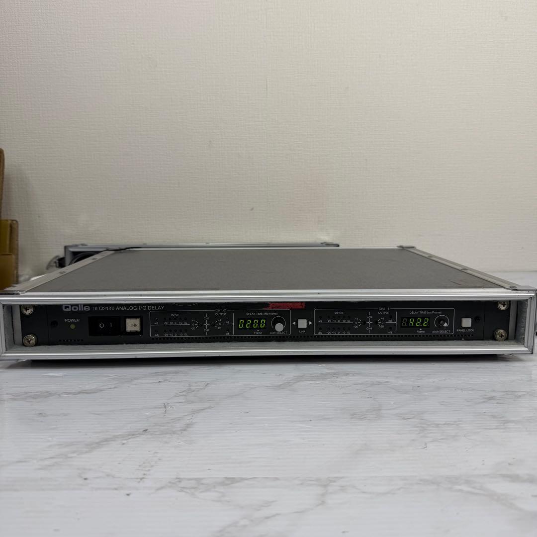 【希少】　Qolle　DLQ2140　アナログオーディオディレイ　ハードケース