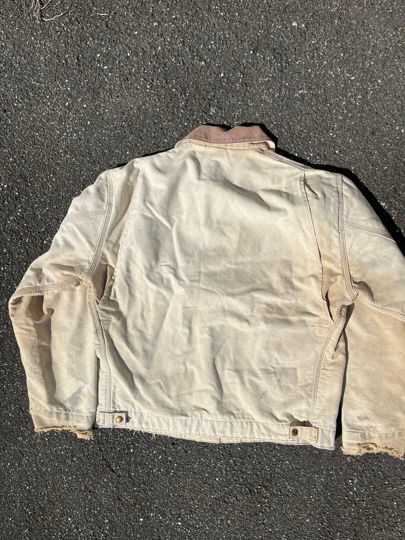 80s Carhartt デトロイトジャケット 茶色　ボロの美学