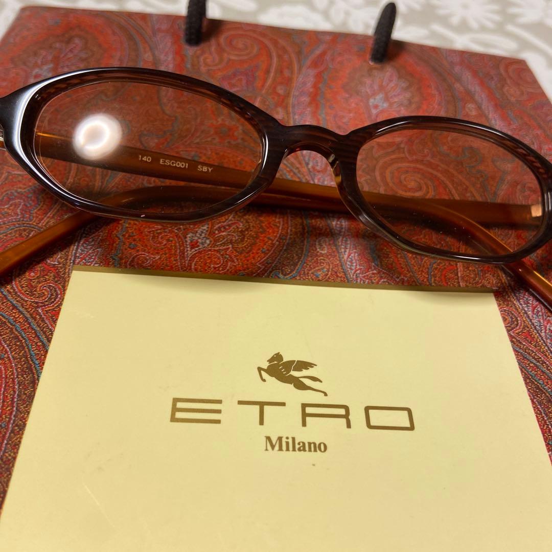ETRO ESC601 ブラウン サングラス 140サイズ