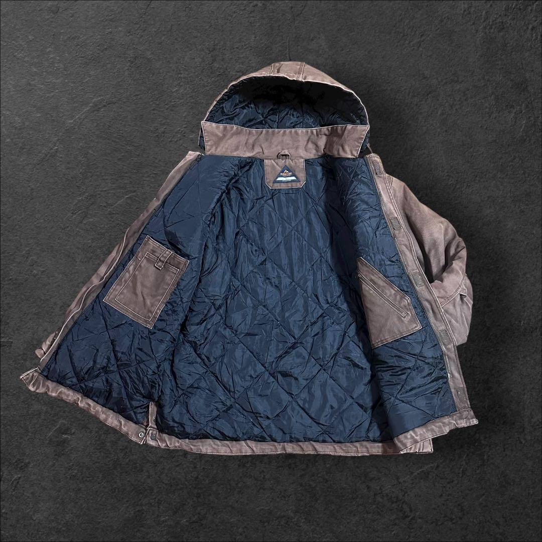 RIDGECUT ダックジャケットトラディショナルコートワークカバーオールフード